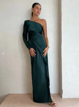 One Fell Swoop Diana Gown Jungle Size 8 for rent on The Volte - image 1