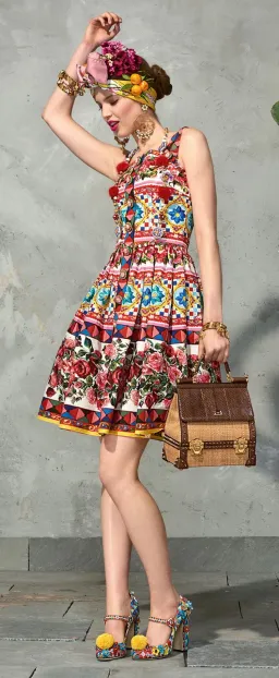 Dolce & Gabbana Mambo Dress Mambo Print/Multi Size 8 for rent on The Volte - image 2