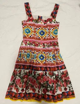 Dolce & Gabbana Mambo Dress Mambo Print/Multi Size 8 for rent on The Volte - image 6