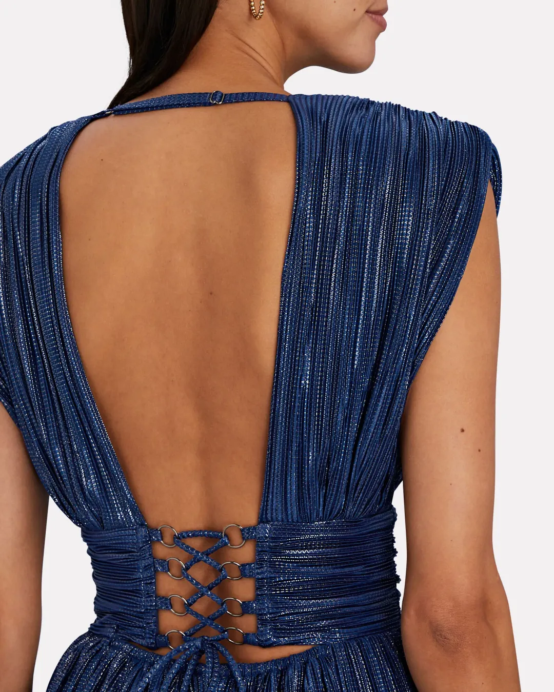 Sabina Musayev Judith Dress in Blue Size S / AU 8 for rent on The Volte - main image