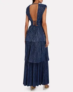 Sabina Musayev Judith Dress in Blue Size S / AU 8 for rent on The Volte - image 3