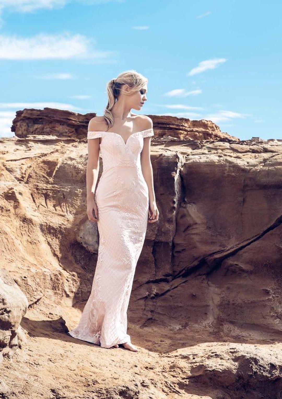 Bariano Gown with Detachable Tulle Skirt size 6 for rent on The Volte - main image