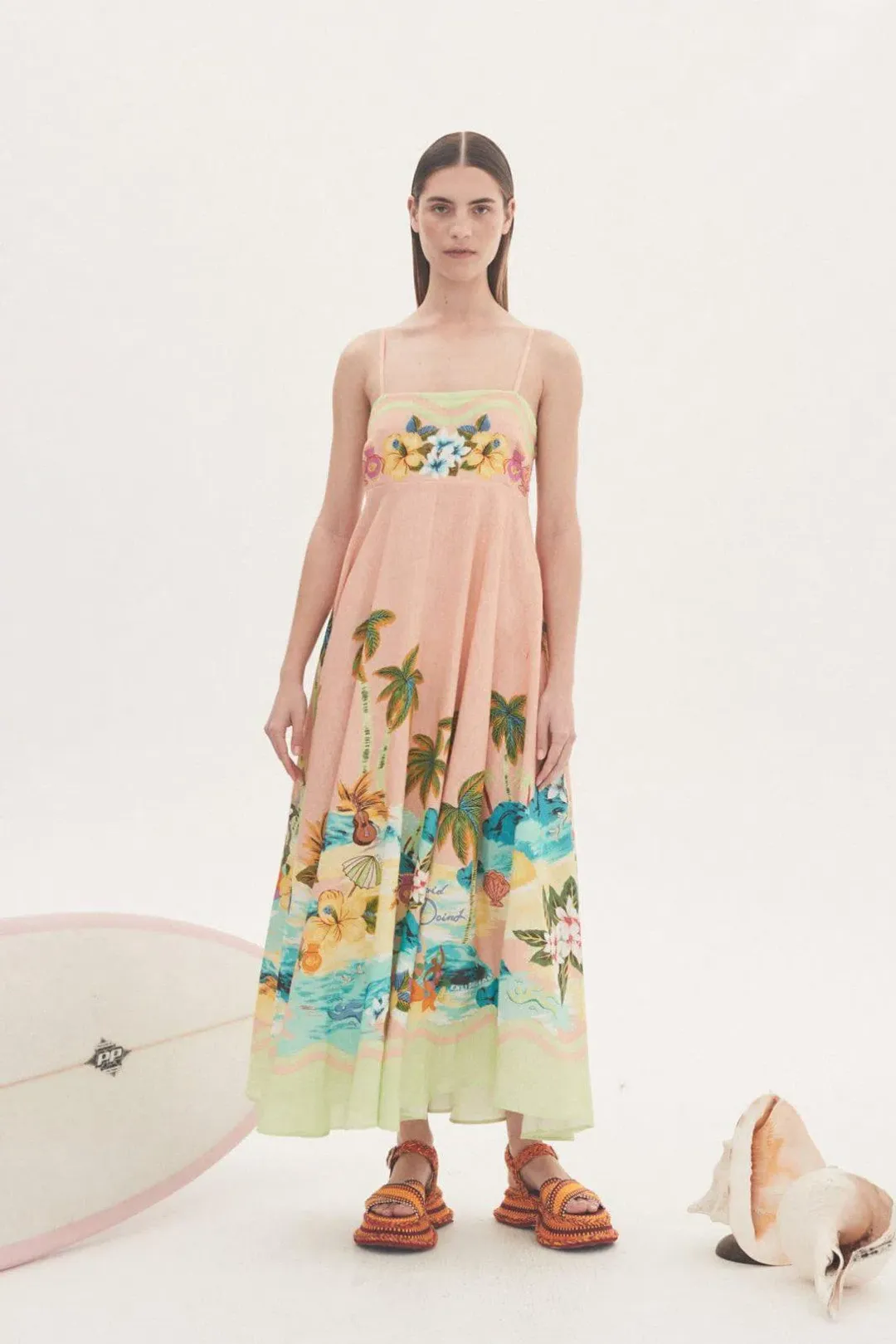 Alemais Mermaid Point Dress Print Size AU 12 for rent on The Volte - main image