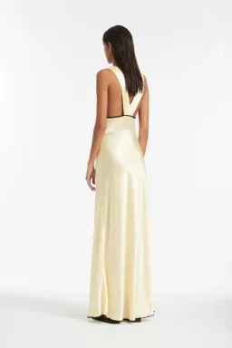 Sir the Label Aries Cut Out Dress Lemon Size 1/AU 8 for rent on The Volte - image 3