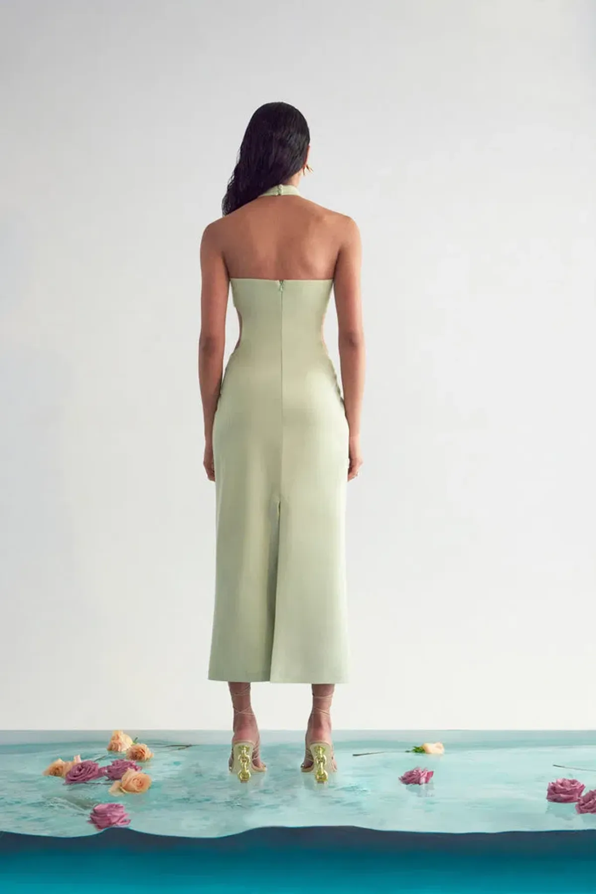 Cult Gaia Olivia Dress Green Size S/AU 8 - Image 3