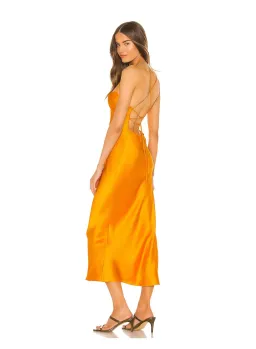Bec & Bridge Seraphine Dress in Tangerine Size 6 for rent on The Volte - image 4