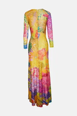 Romance was born Yellow Reef Long Sleeve Lace Frock Multi Size 12 for rent on The Volte - image 6