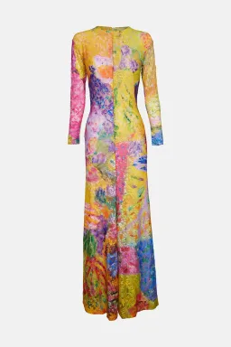 Romance was born Yellow Reef Long Sleeve Lace Frock Multi Size 12 for rent on The Volte - image 4