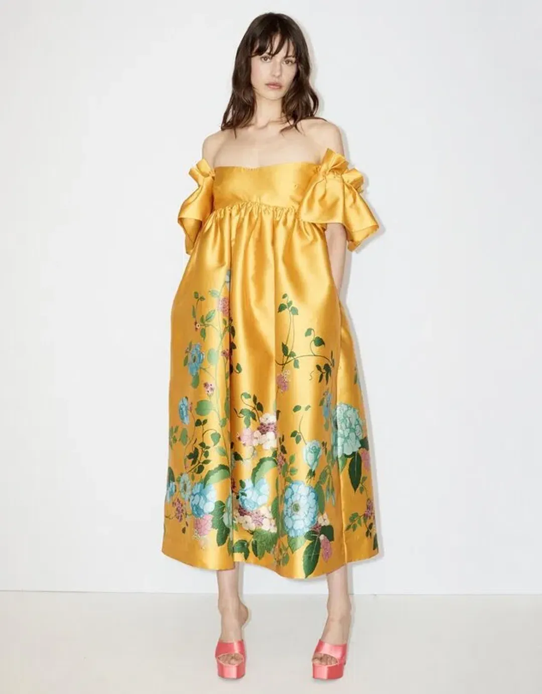 Alemais Dana Midi Dress Marigold Size 12 for rent on The Volte - main image