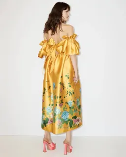 Alemais Dana Midi Dress Marigold Size 12 for rent on The Volte - image 1