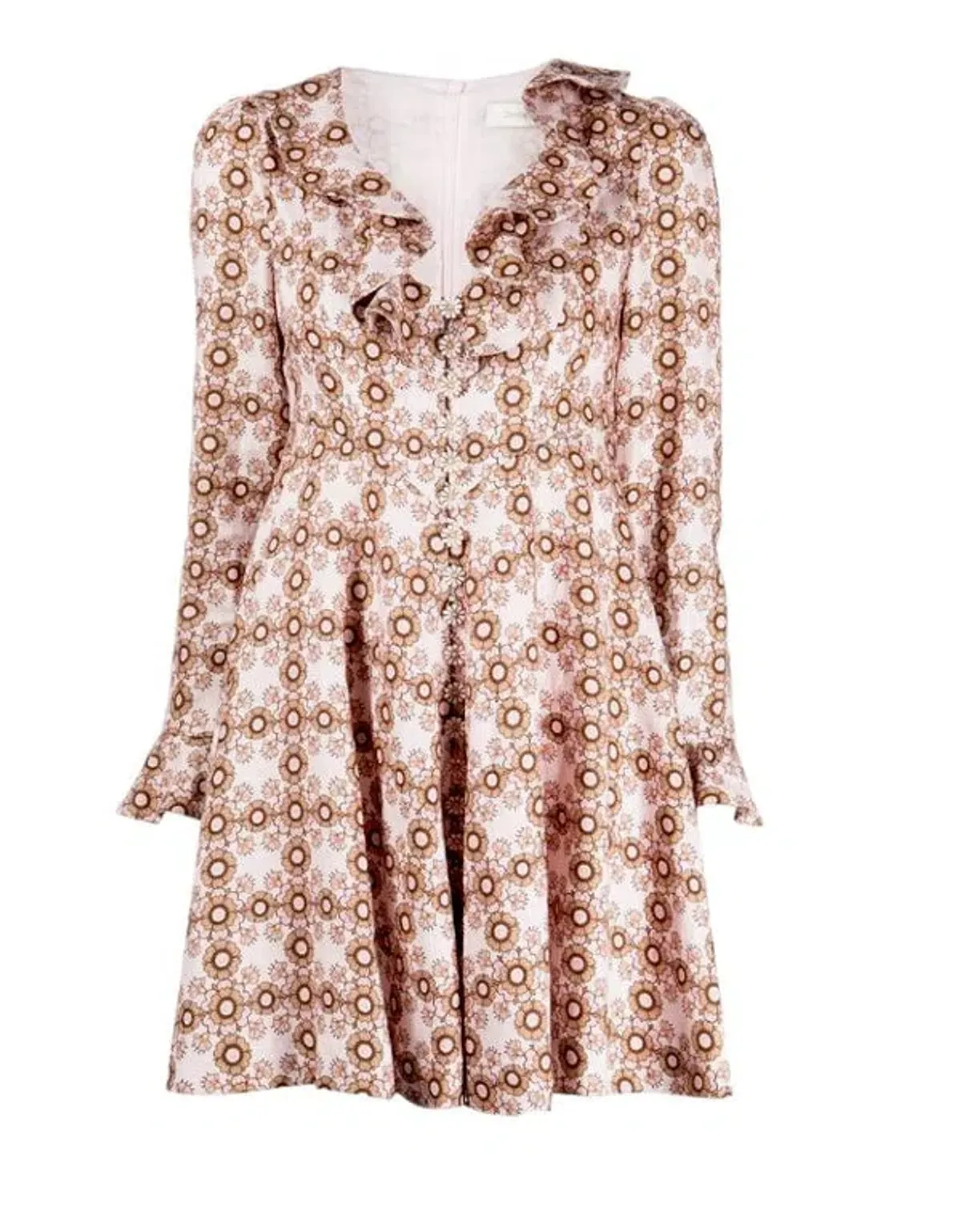 Zimmermann Daisy Mini Dress Floral Size 1/Au 10 - Image 3