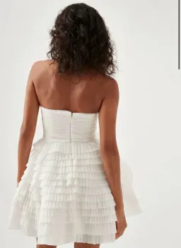 Aje Expressive Pleated Mini Dress Size 8 for rent on The Volte - image 2
