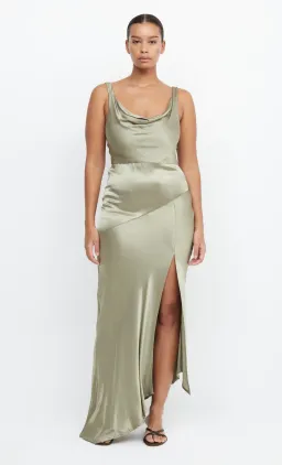 Bec & Bridge Moon Dance Cowl Dress Sage Size 12 for rent on The Volte - image 4