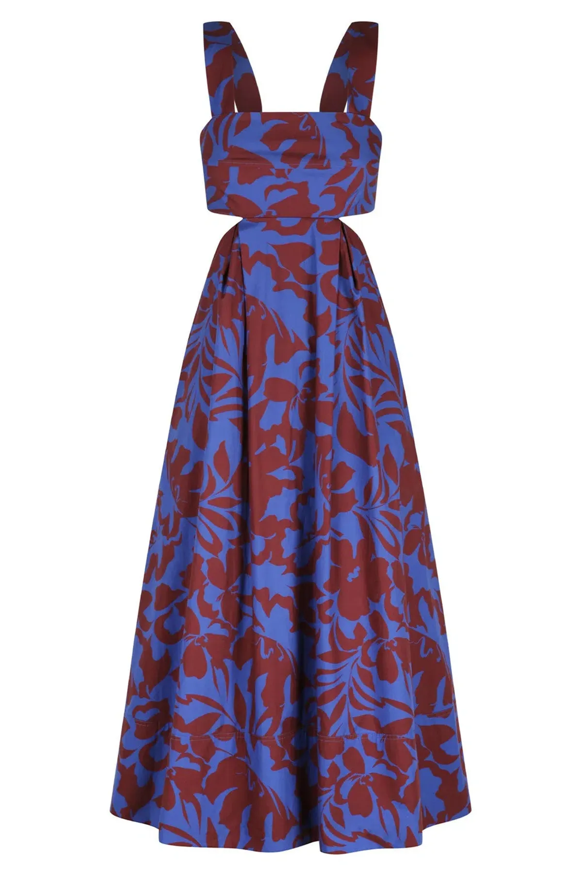 Shona Joy Catia Cut Out Midi Dress Catia Print Size 10 - Image 3
