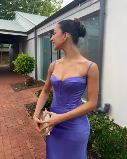 House Of CB Imogen Midi Dress Periwinkle Purple Size S / AU 8 for rent on The Volte - image 5