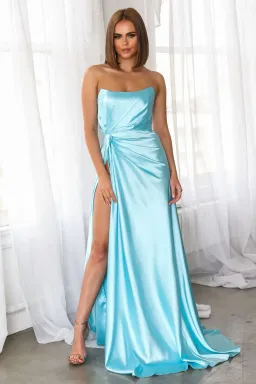 Abyss by Abby Paris Dress Blue Size AU 8 for rent on The Volte - image 3