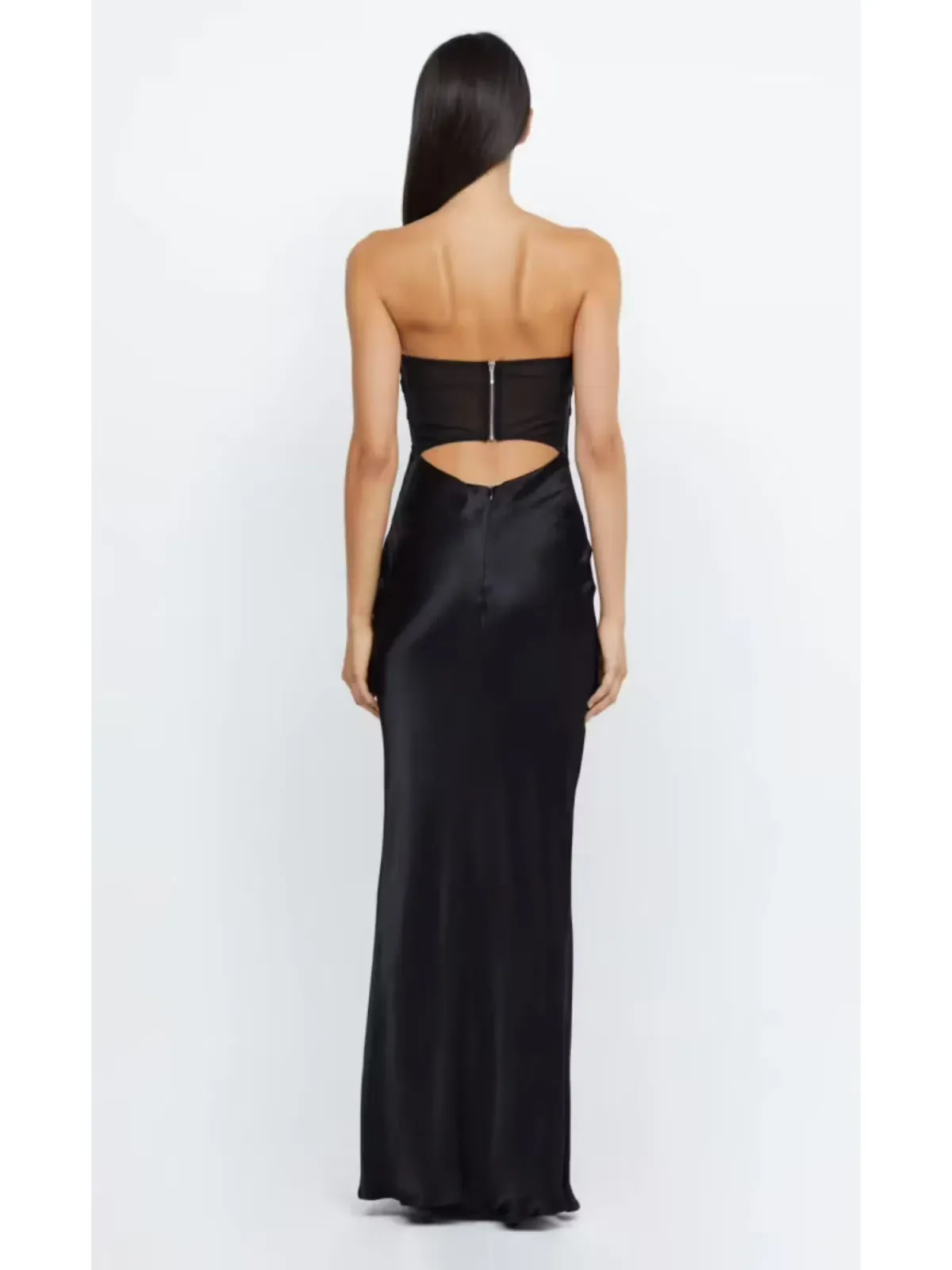 Bec & Bridge Halle Strapless Dress Black Size AU 6 - Image 4