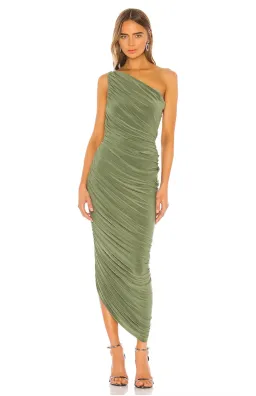 Norma Kamali Diana Gown in Celadon Green Size L for rent on The Volte - image 1
