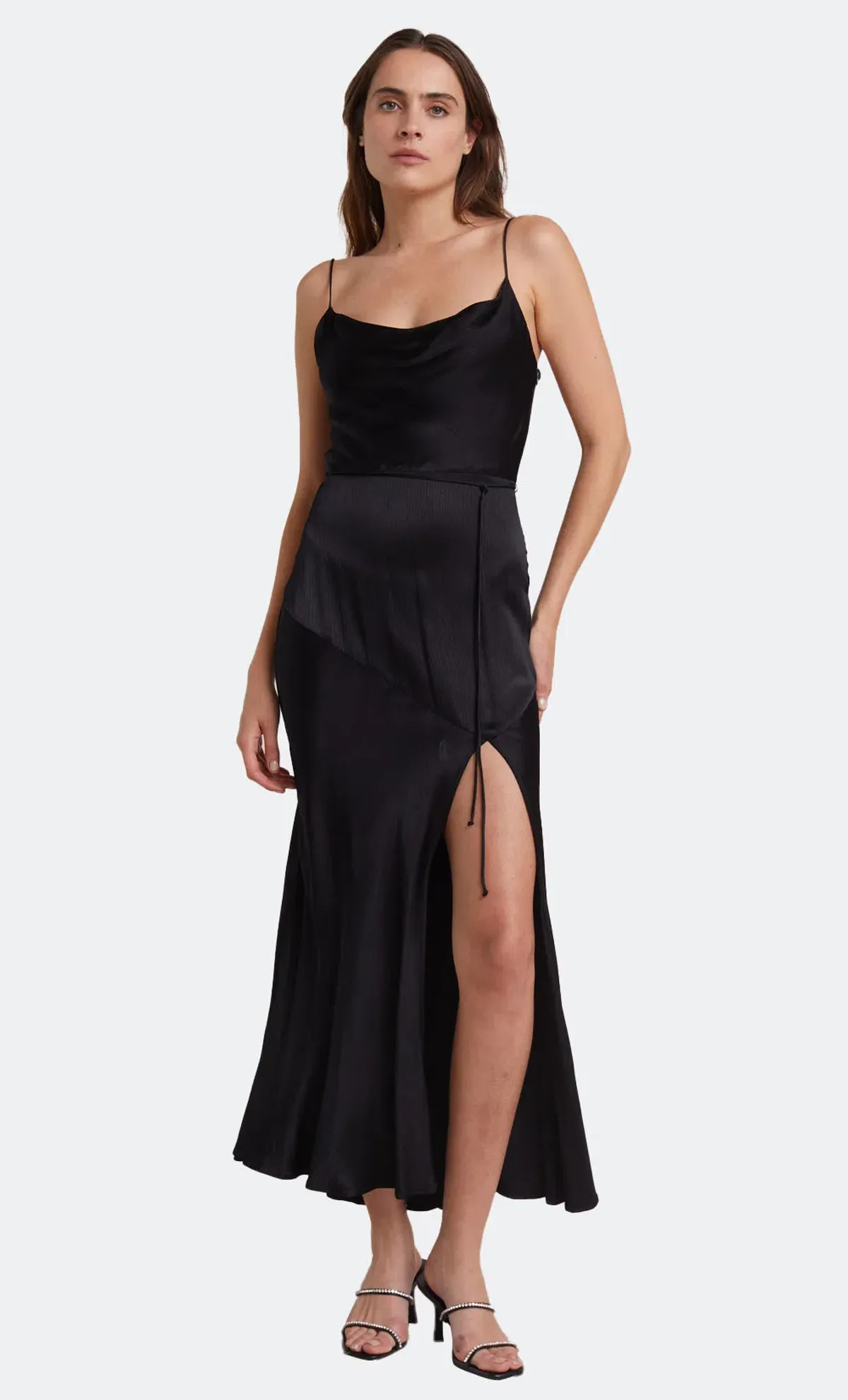 Bec and Bridge Moon Dance Midi Dres Black Size 14 - Image 1