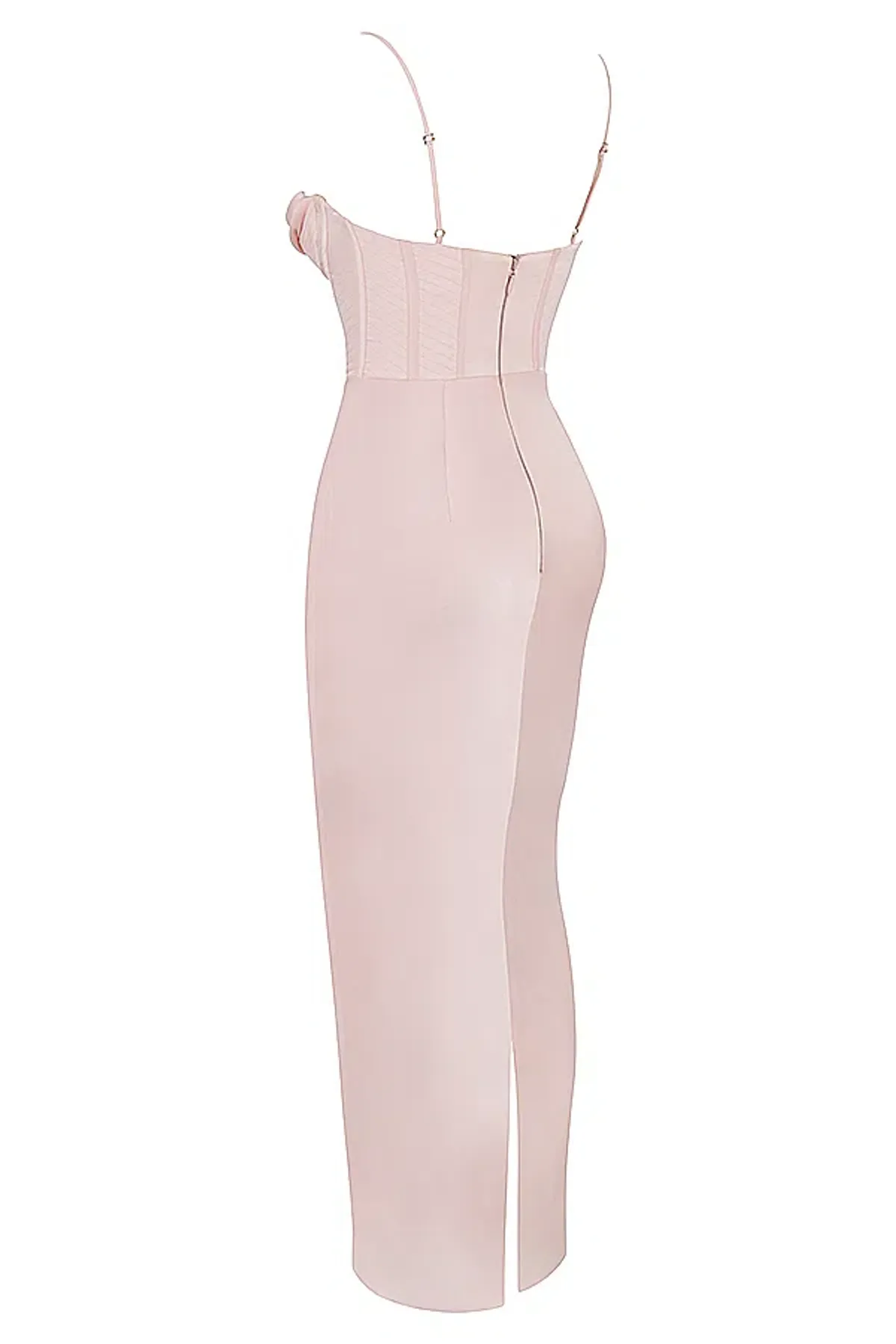 House of CB Charmaine Blush Corset Maxi Dress Size M /AU 10 - Image 7