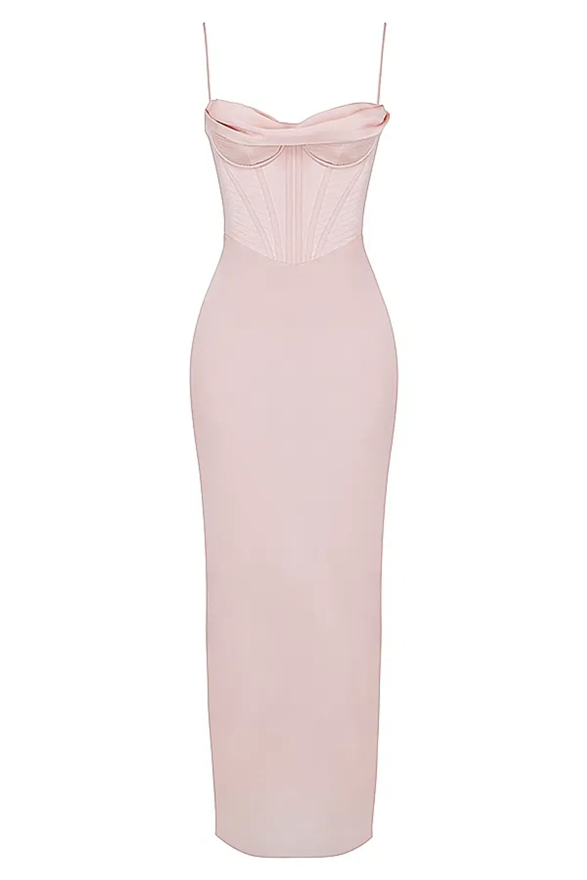 House of CB Charmaine Blush Corset Maxi Dress Size M /AU 10 - Image 6