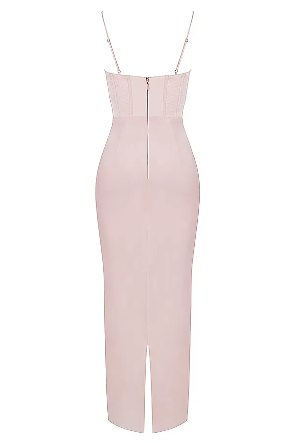 House of CB Charmaine Blush Corset Maxi Dress Size M /AU 10 - Image 8