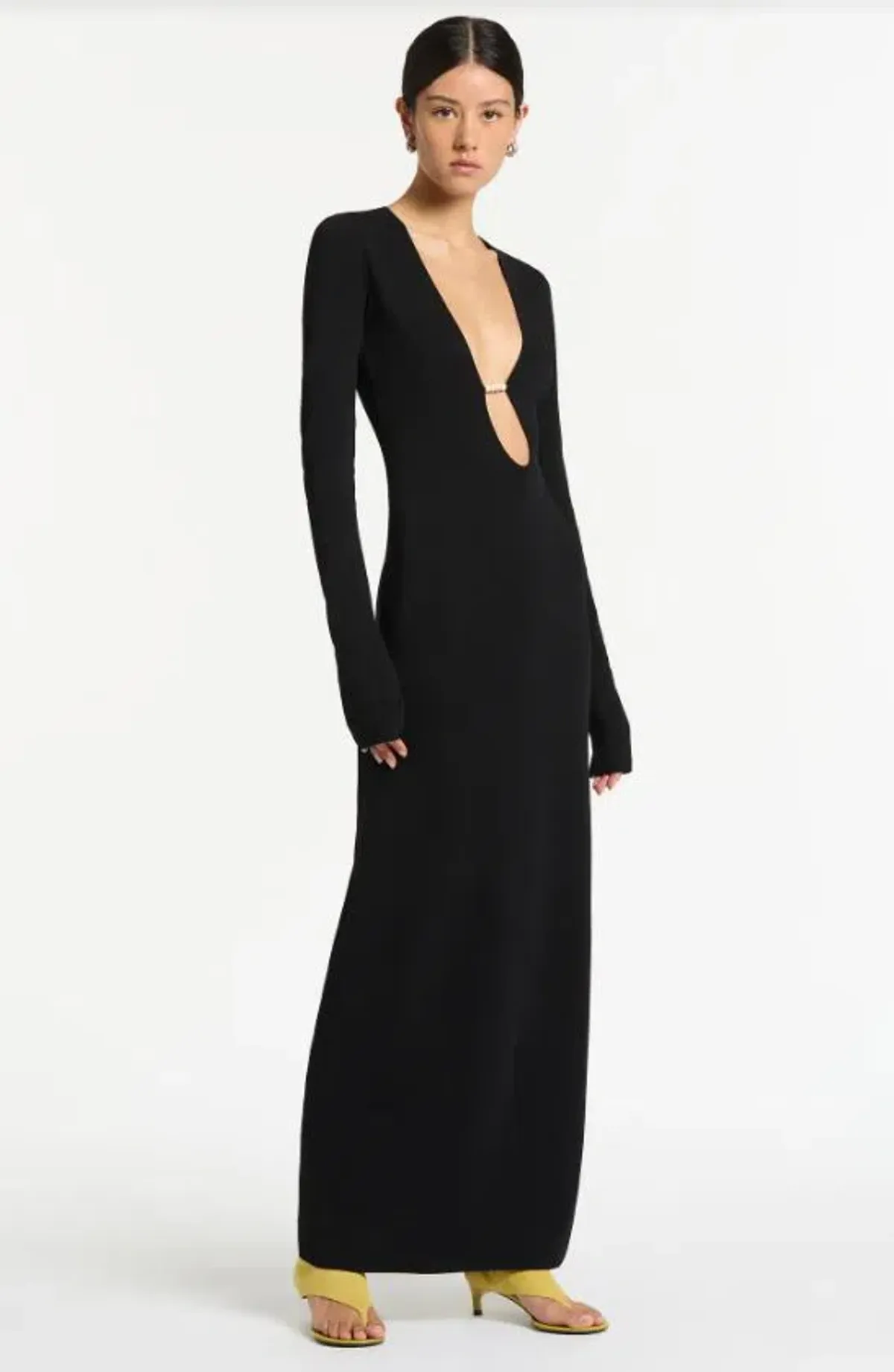 Sir the Label Kinetic Beaded Long Sleeve Maxi Dress Size 2/Au 10 - Image 1