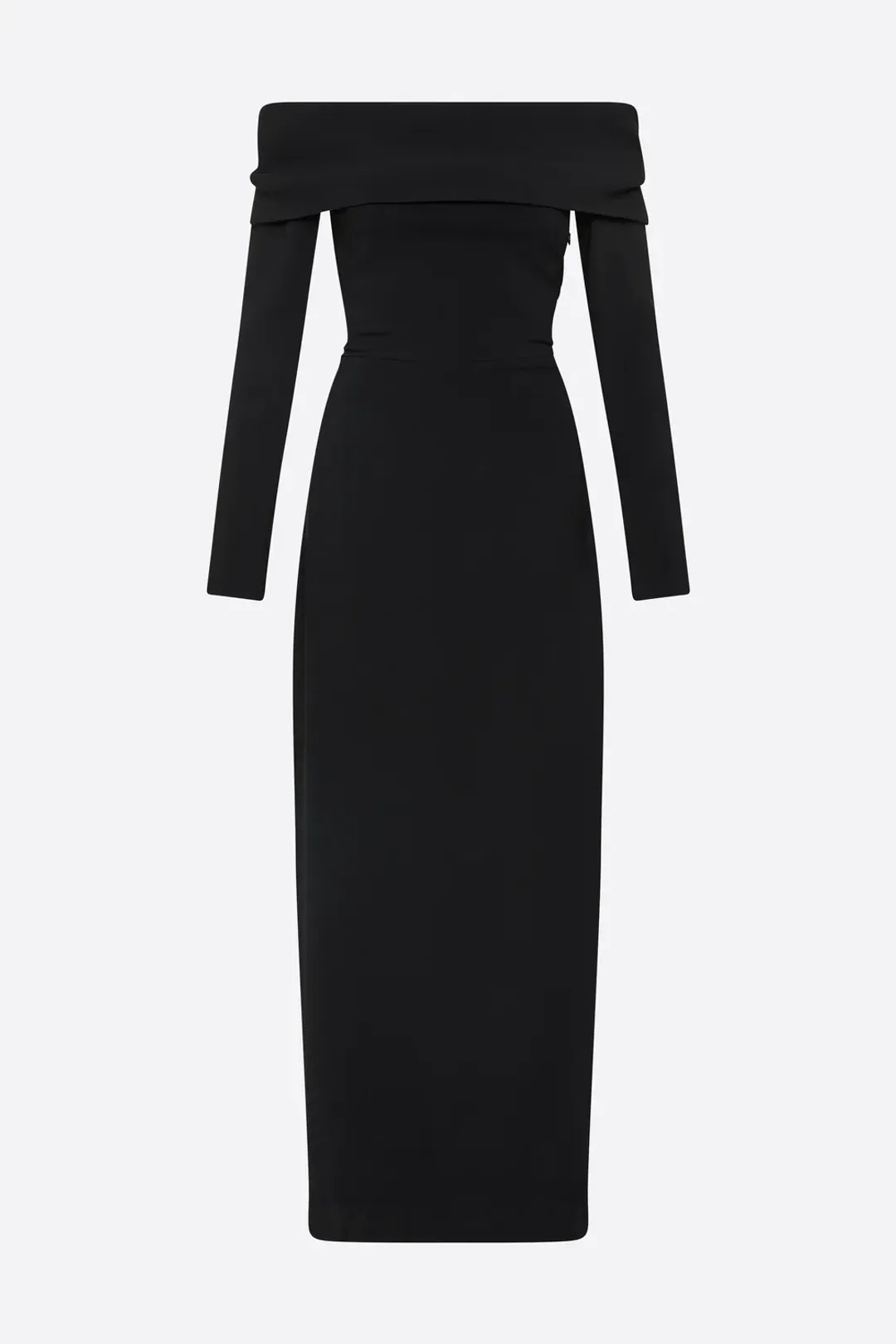 Manning Cartell Another Time Off-Shoulders Dress Black Size 6 for rent on The Volte - main image
