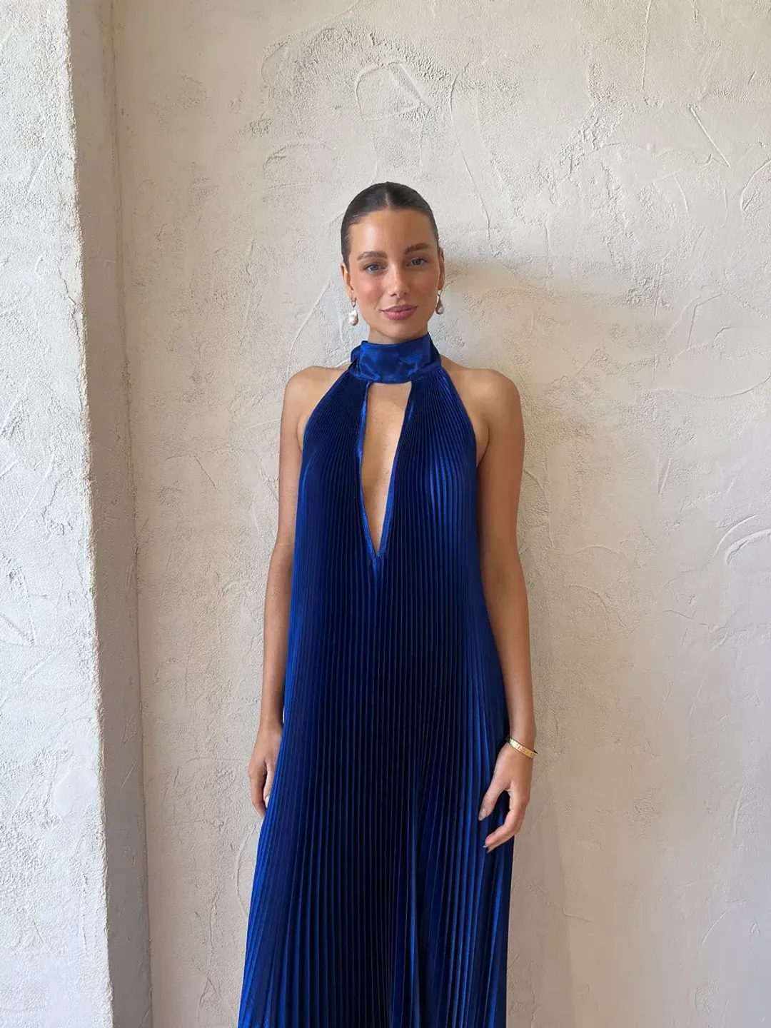 L'Idee Opera Gown in Regal Blue Size 10 / M for rent on The Volte - main image