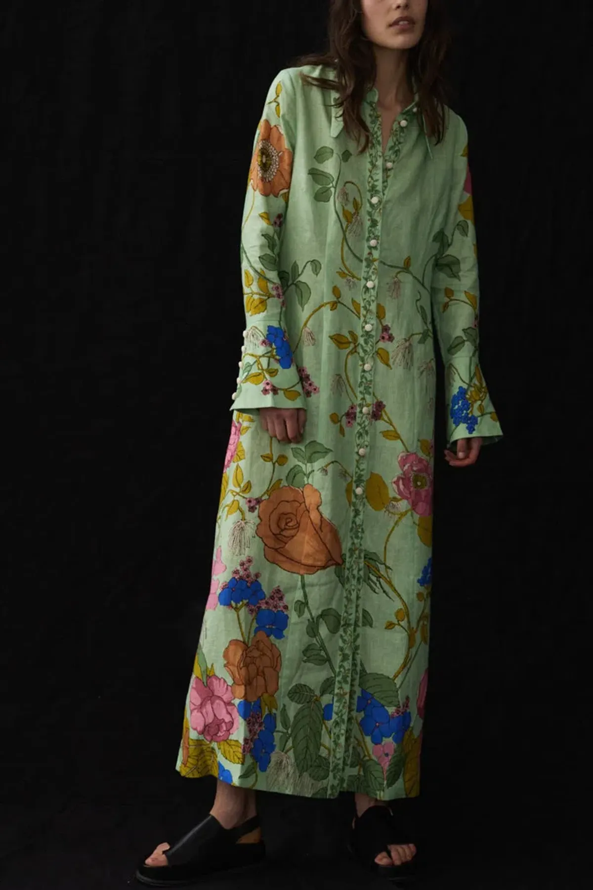 Alemais Olivia Shirtdress Floral Size 10 / M - Image 5