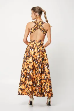 Mossman Inner Guidance Maxi Dress Print Size 14 for rent on The Volte - image 3