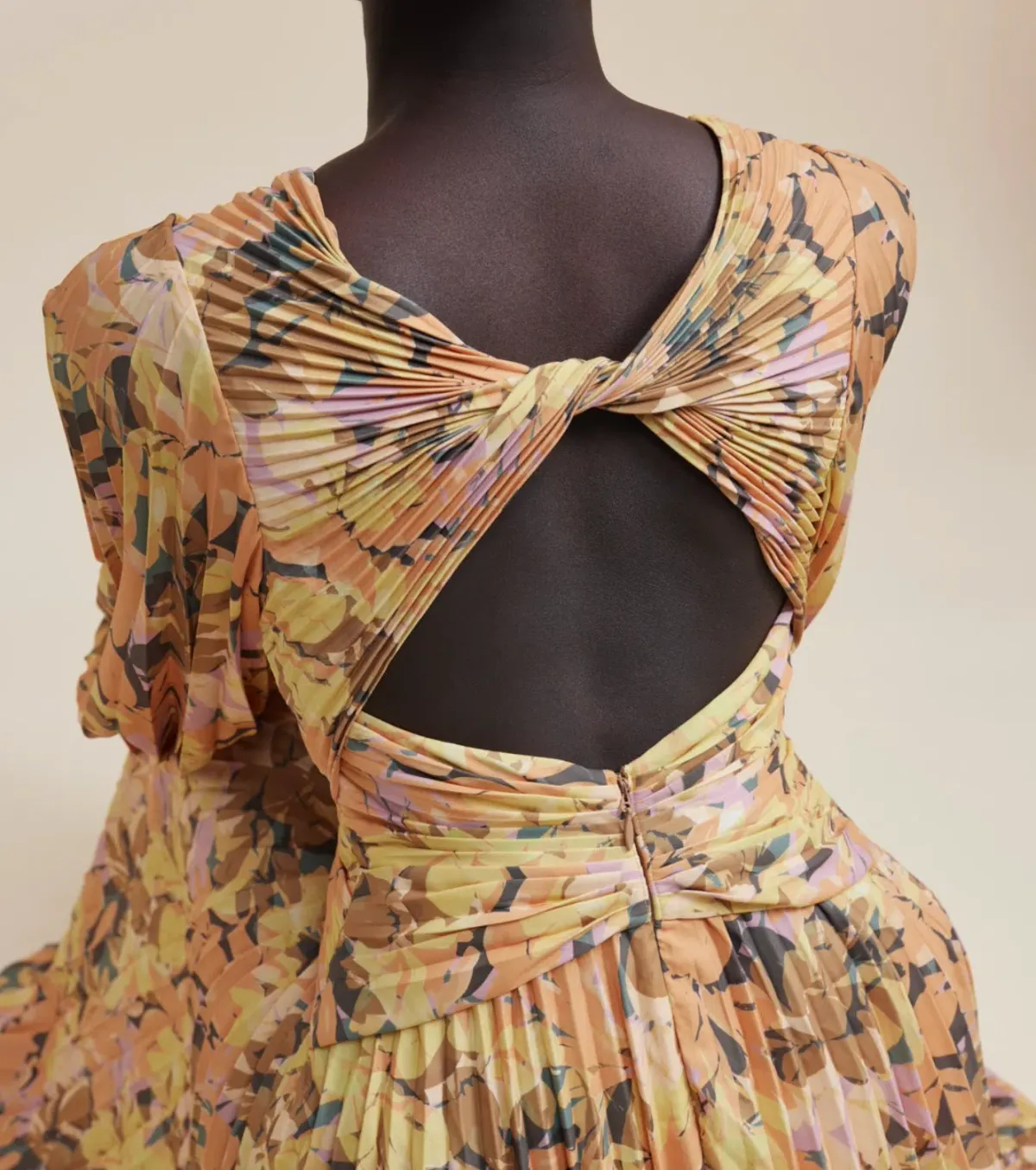 Acler Palms Kaleidoscope Midi Dress Floral Size 8 - Image 1