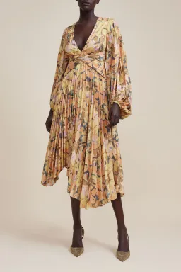 Acler Palms Kaleidoscope Midi Dress Floral Size 8 for rent on The Volte - image 2