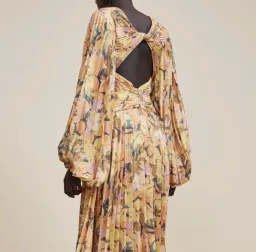 Acler Palms Kaleidoscope Midi Dress Floral Size 8 for rent on The Volte - image 3