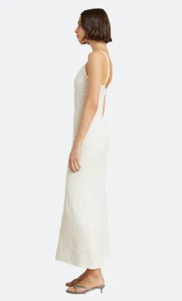 Bec & Bridge Effie Knit Key Dress Ivory Size 8 for rent on The Volte - image 2
