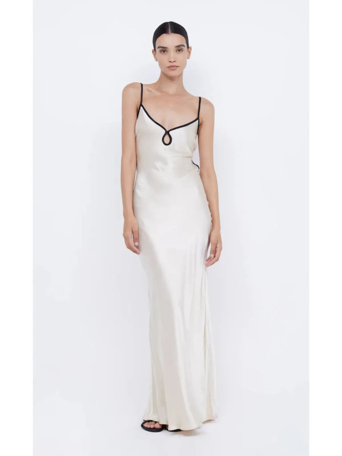 Bec & Bridge Cedar City Maxi Dress Sand/Black Size AU 6 - Image 1