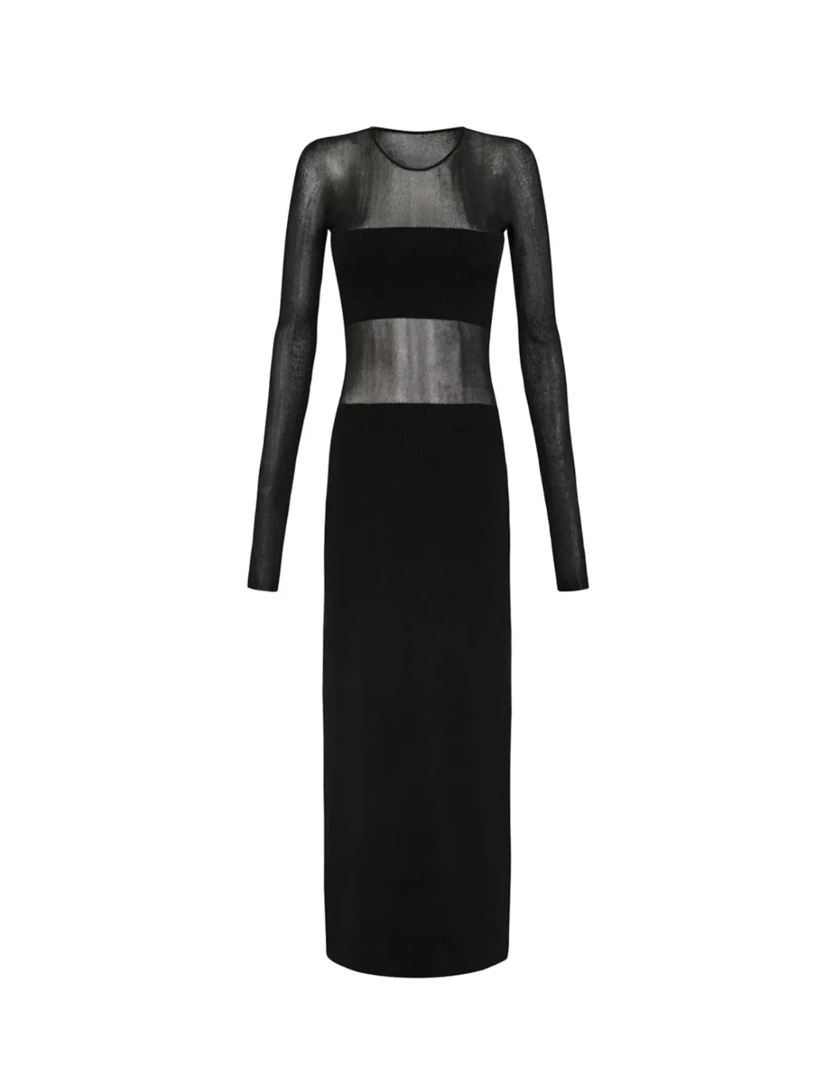 Sir the Label Impermanence Splice Maxi Dress Black Size 6 - Image 5