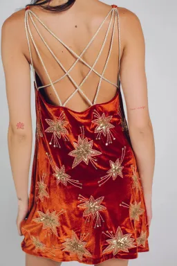 Lenni The Label Mali Dress Orange Size L AU 10 for rent on The Volte - image 3
