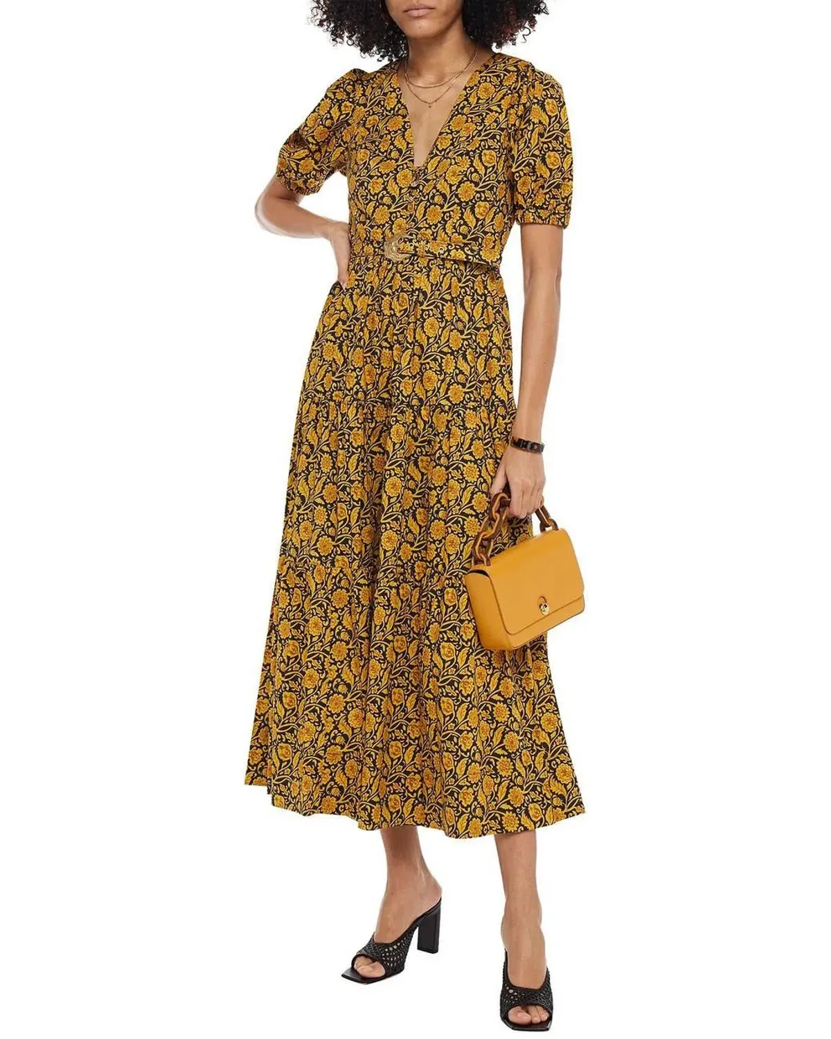 Nicholas the Label Celie Dress Print Size 8 for rent on The Volte - main image