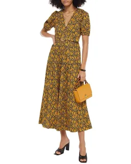 Nicholas the Label Celie Dress Print Size 8 for rent on The Volte - image 1