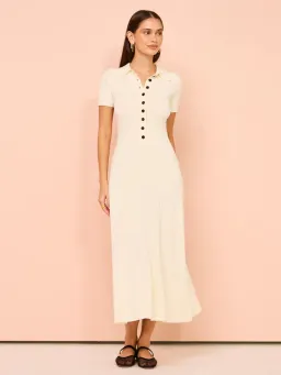 Anna Quan Laurel Penelope Midi Silence Ivory Dress Size 16 for rent on The Volte - image 2
