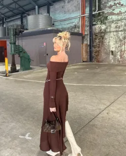 Arcina Ori Bella Dress Brown Size XS / Au 6 for rent on The Volte - image 3