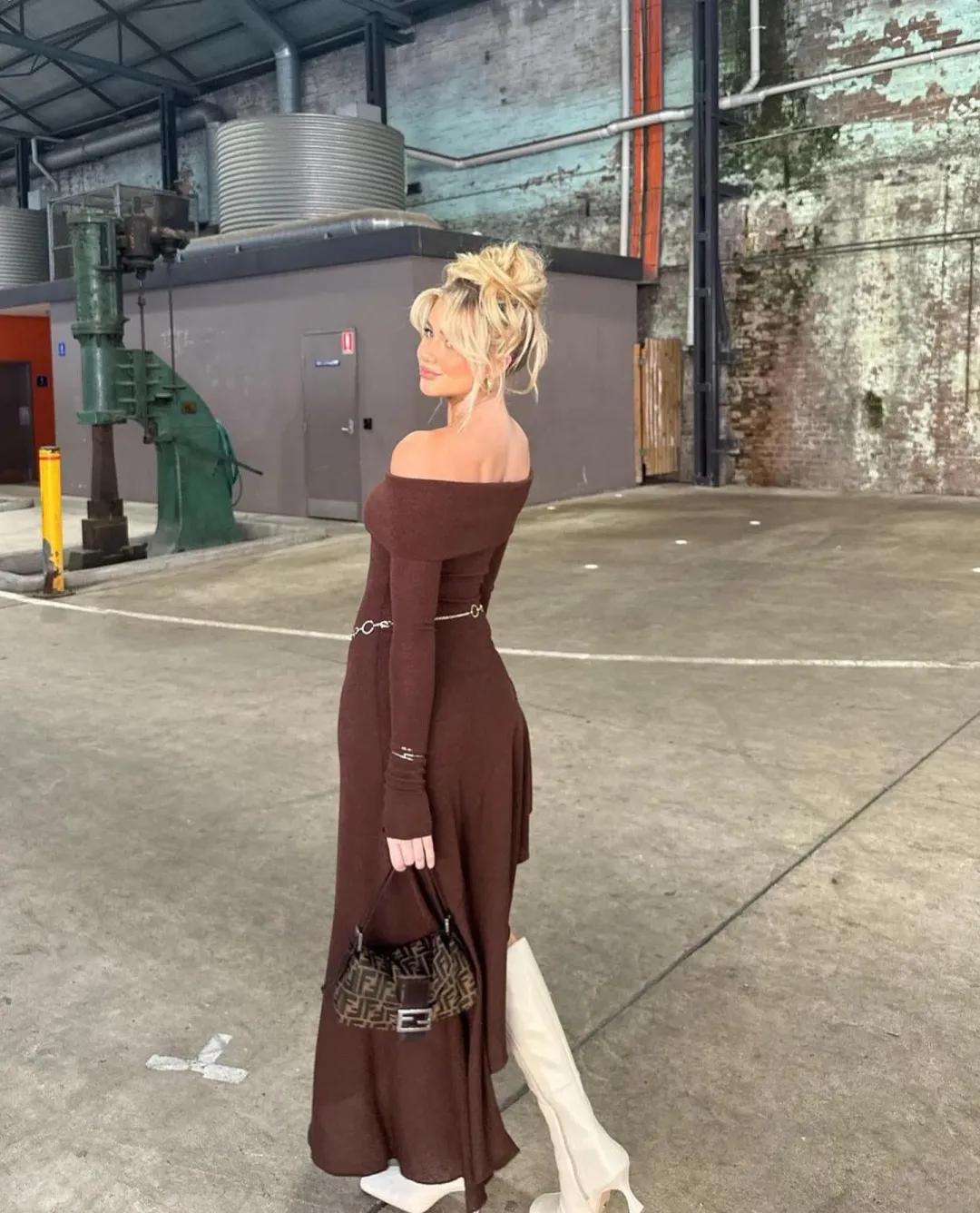 Arcina Ori Bella Dress Brown Size S / Au 8 for rent on The Volte - main image