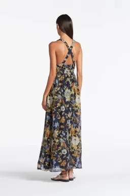 Sir The Label Lilian V Neck Gown Floral Size 1 / Au 8 for rent on The Volte - image 3