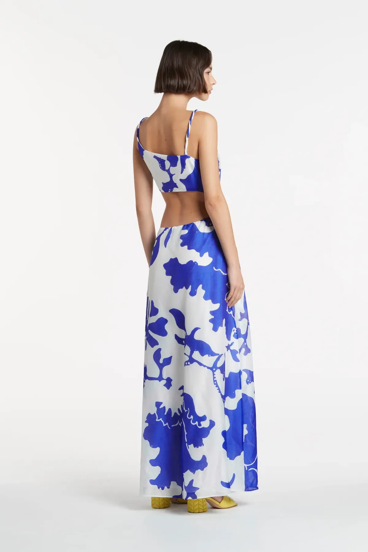 Sir the Label Vivi Asymmetrical Cut Out Dress Print Size 1 / Au 8 - Image 2