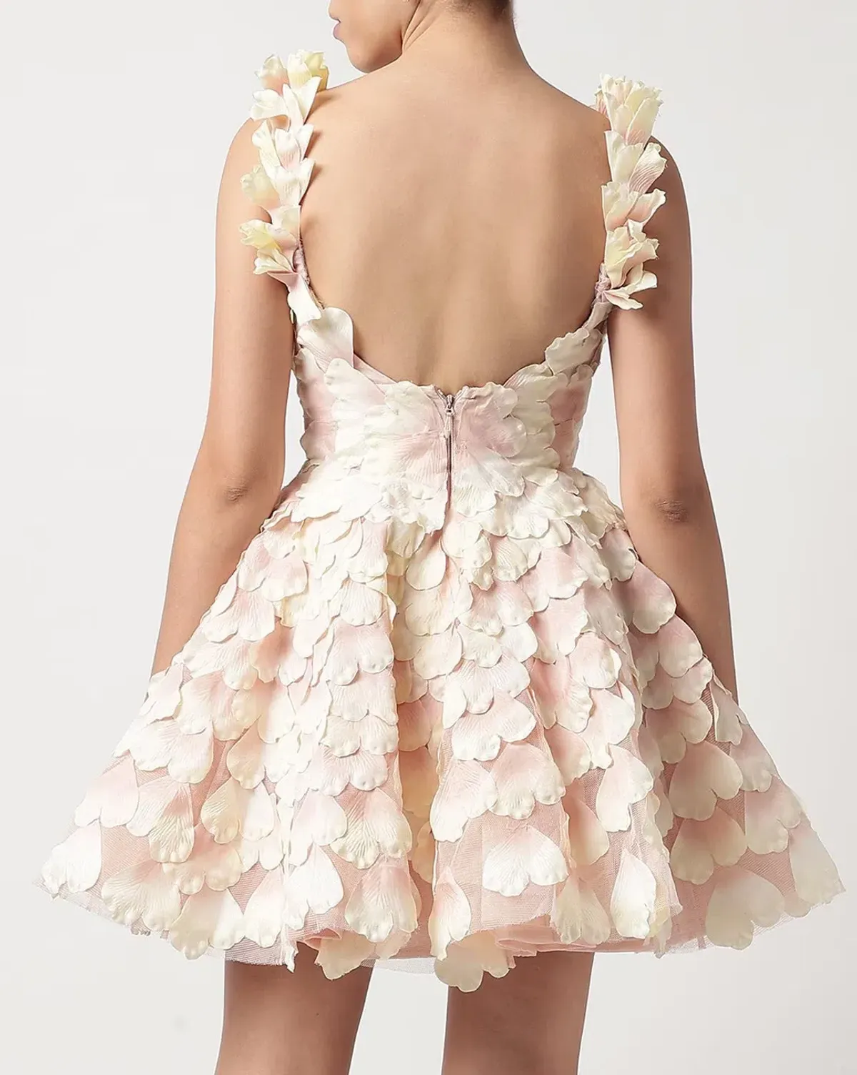 Zimmermann Prima Petal Mini Dress Blush Size 1 / Au 10 - Image 3