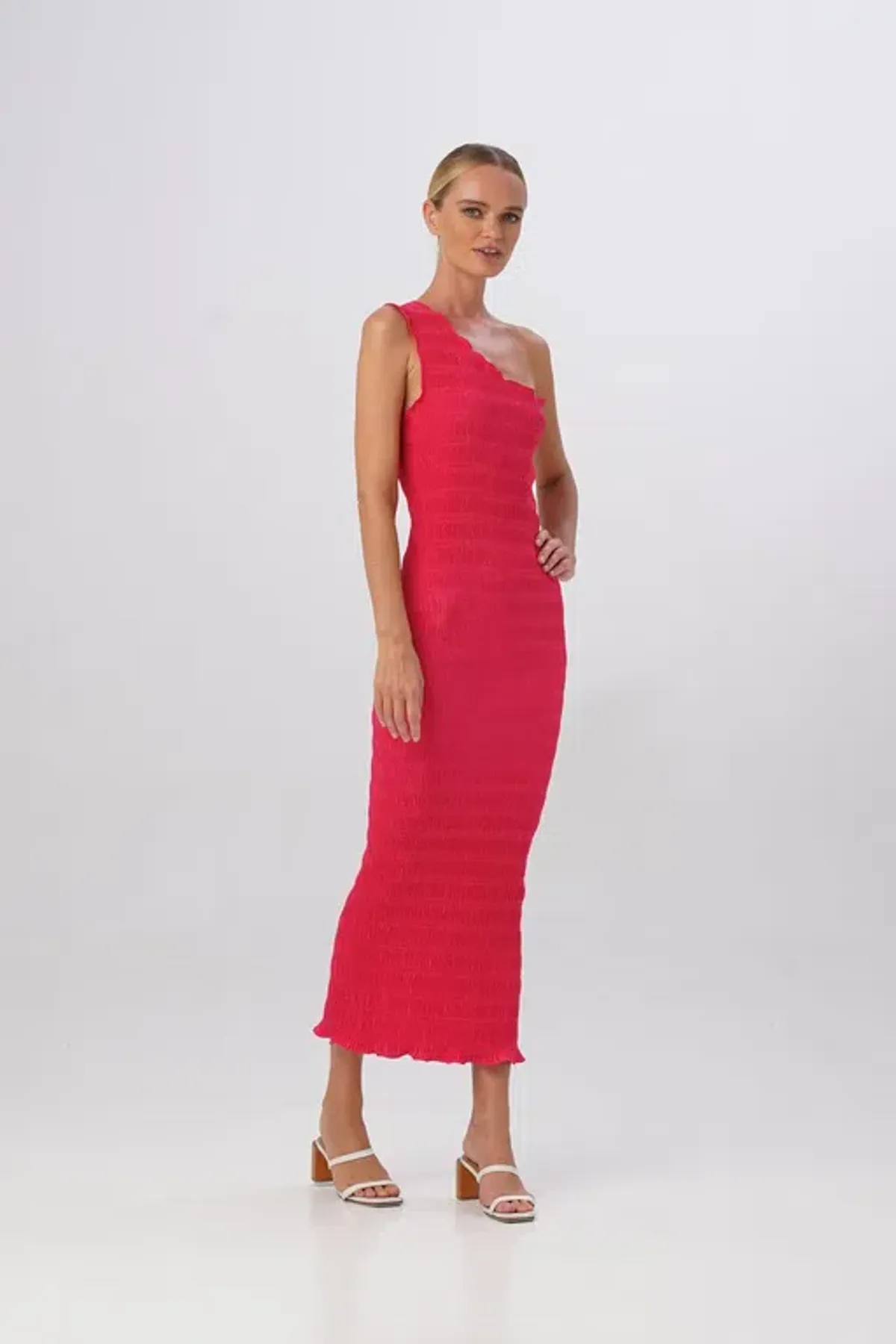 L’Idee Gigi Smocking Gown Punch Size 10 - Image 1
