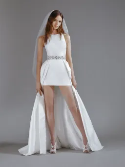 Galia Lahav Ellie Designer Wedding Dress White Size 10 for rent on The Volte - image 1