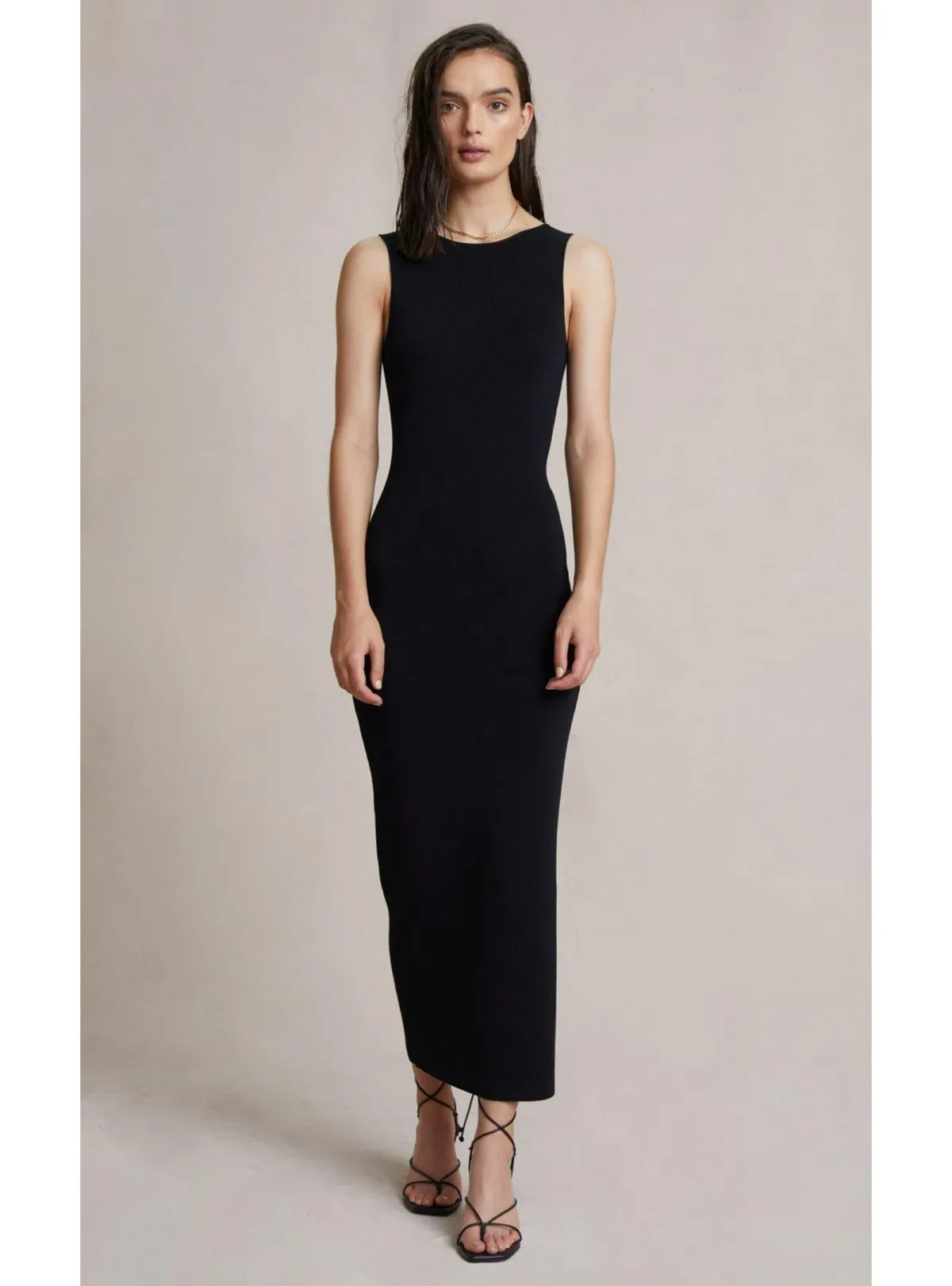 Bec & Bridge Sorbet Summer Midi Dress Black Size AU 8 - Image 3