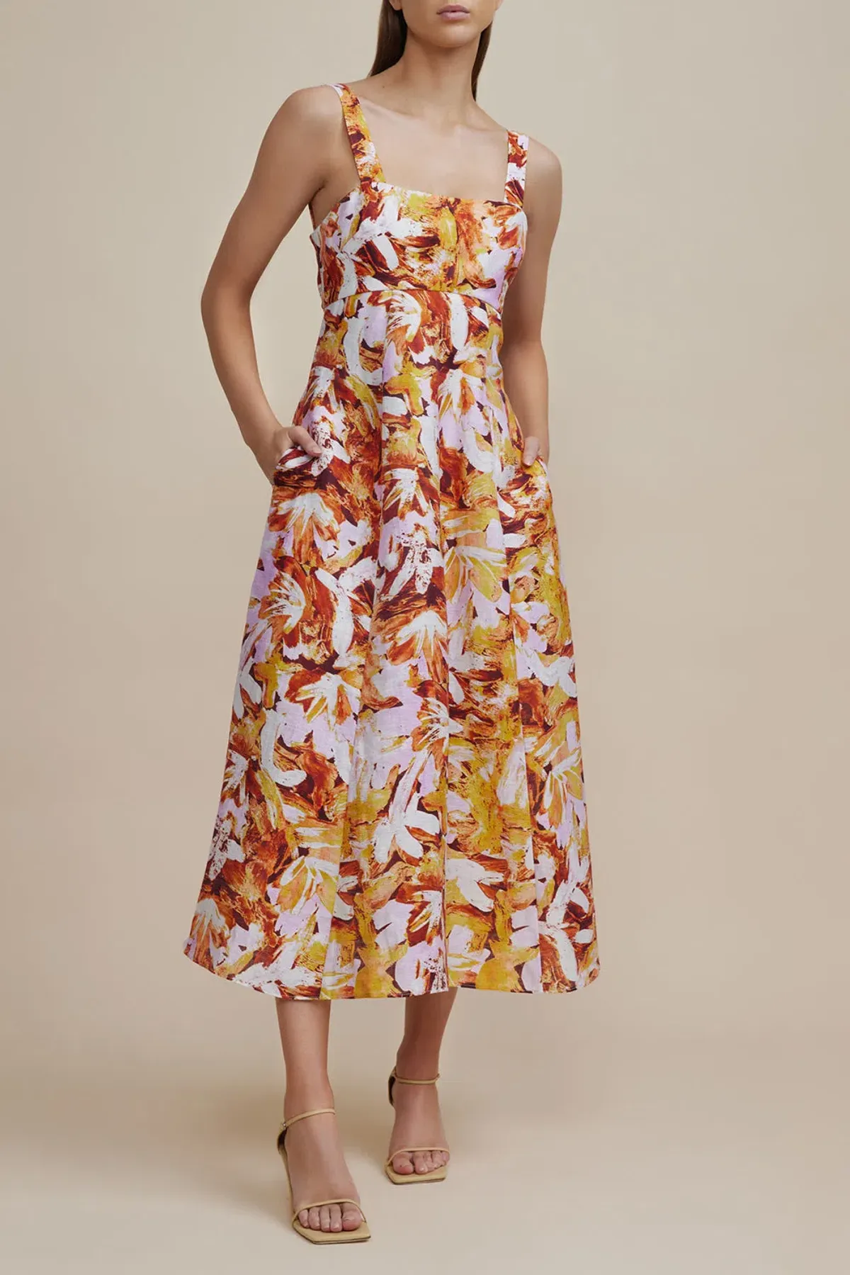 Acler Withington Dress Floral Size 6 - Image 1